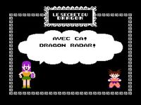 une photo d'Ã©cran de Dragon Ball - Le secret du dragon sur Nintendo Nes